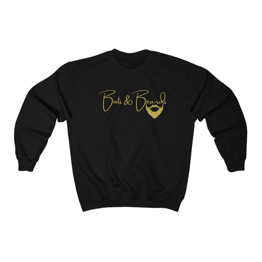 Heavy Blend™ Crewneck Sweatshirt Gold Logo