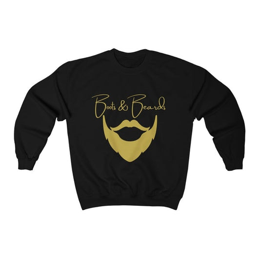 Heavy Blend™ Crewneck Sweatshirt Gold Logo