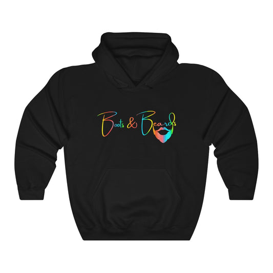 Unisex Heavy Blend™ Hooded Rainbow Logo