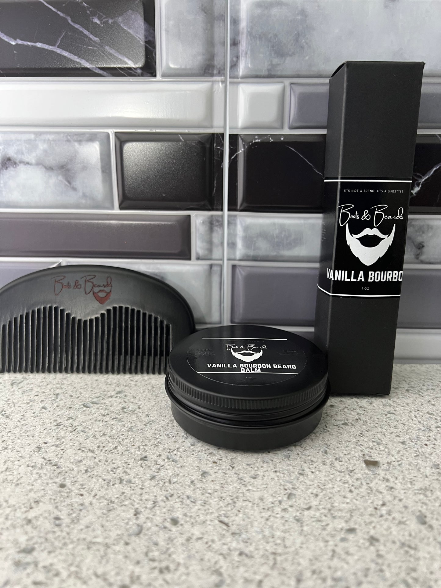 Vanilla Bourbon Beard Bundle