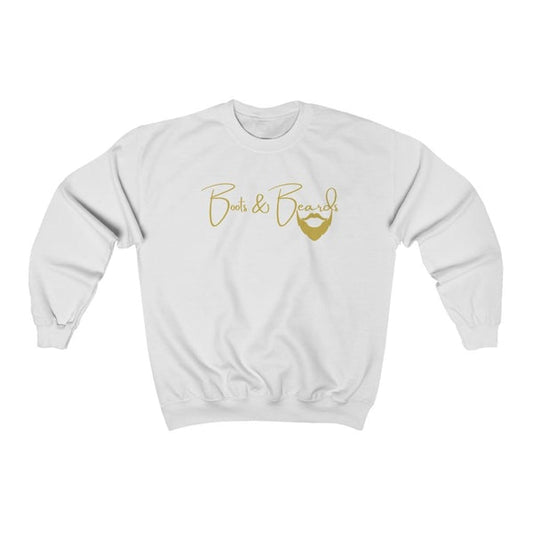 Heavy Blend™ Crewneck Sweatshirt Gold Logo