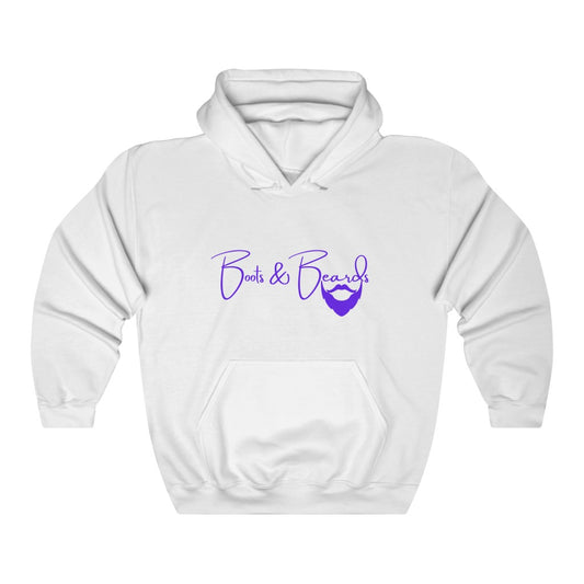 Unisex Heavy Blend™ Hooded Sweatshirt Purple Logo