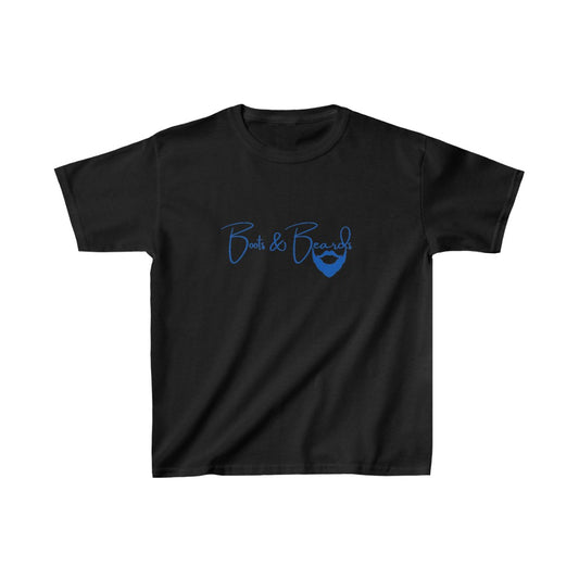 Kids Heavy Cotton™ Tee Blue Logo